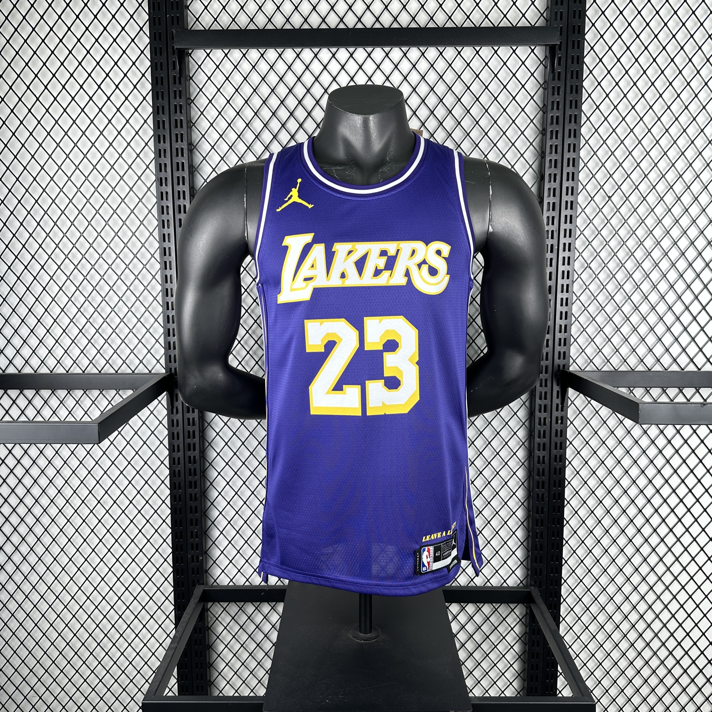 Men Los Angeles Lakers 23 James blue 2025 jersey